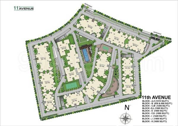  gaur-city-2-11th-avenue Master Plan