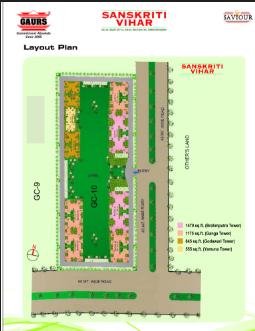  gaur-city-2-10th-avenue Layout Plan