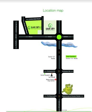  gaur-city-2-10th-avenue Location Plan