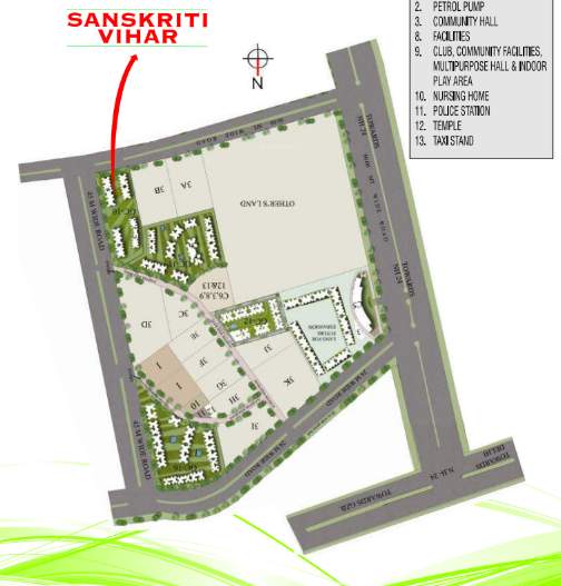  gaur city 2 10th avenue Master Plan