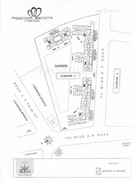 Images for Master Plan of Unique Shanti Poonam Estate Cluster 1
