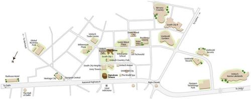  the-palms Images for Location Plan of Unitech The Palms