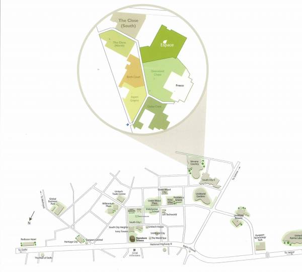 Location Plan the-close-south Location Plan