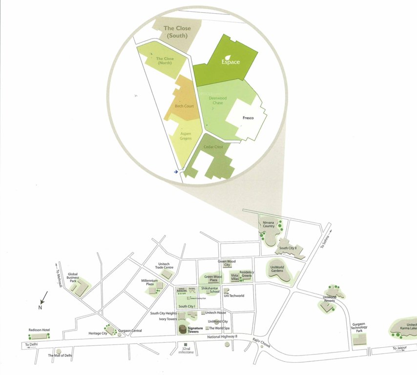  the close south Location Plan