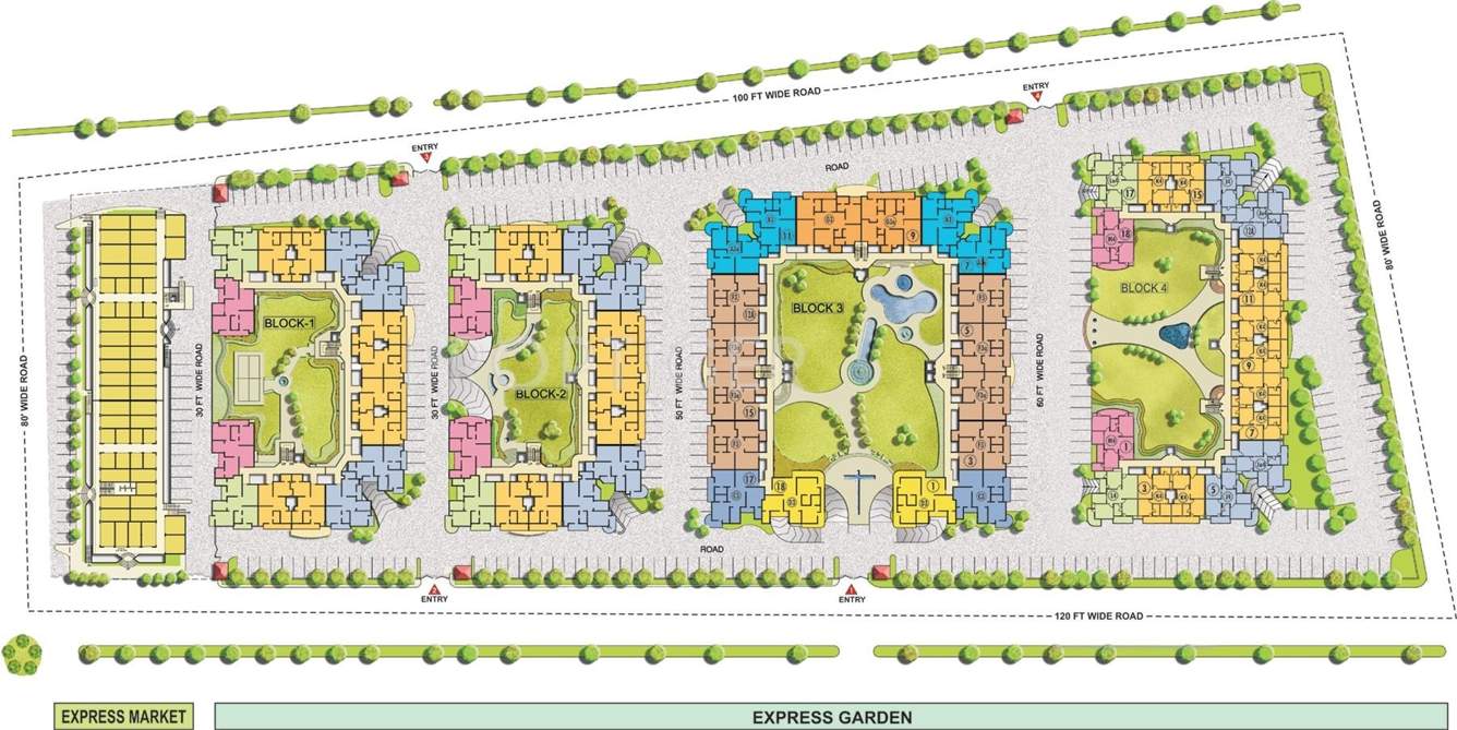  garden Images for Layout Plan of Express Builders Garden