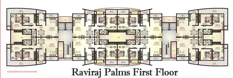 Images for Cluster Plan of Marwin Raviraj Palms