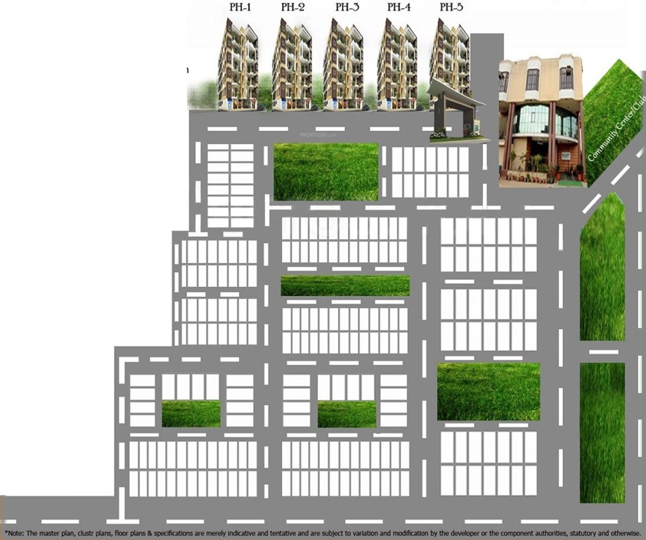 Images for Master Plan of Dreamz Hardik Tower 1