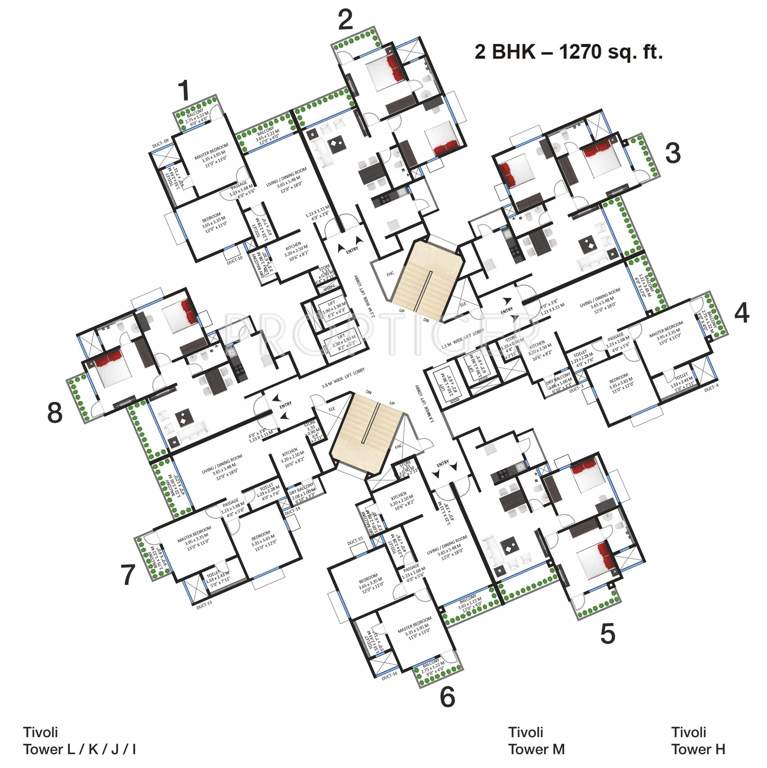 garden city Images for Cluster Plan of Godrej Garden City