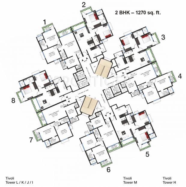 Images for Cluster Plan of Godrej Garden City