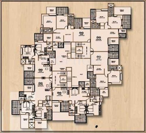  greens Images for Cluster Plan of Casa Greens