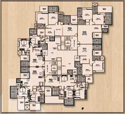  greens Images for Cluster Plan of Casa Greens