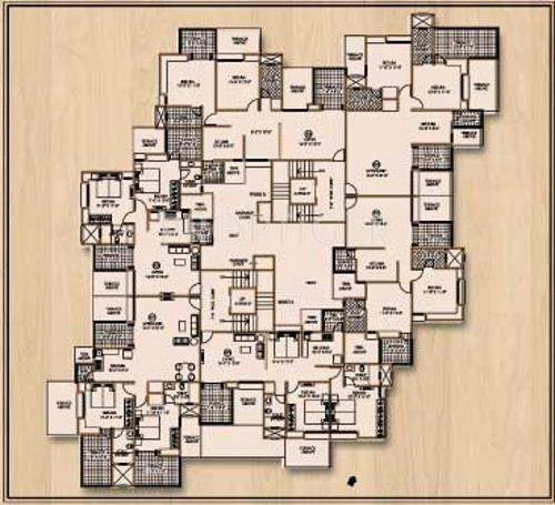  greens Images for Cluster Plan of Casa Greens