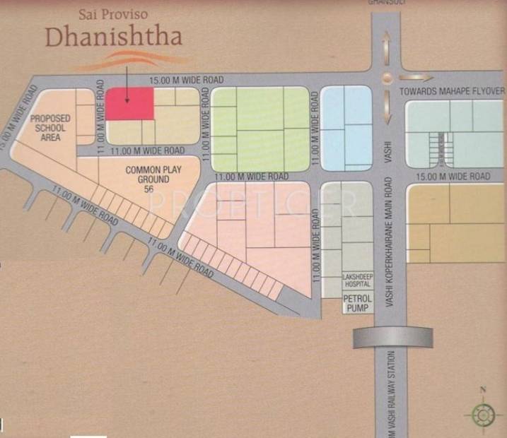Images for Location Plan of Proviso Builders Dhanishtha