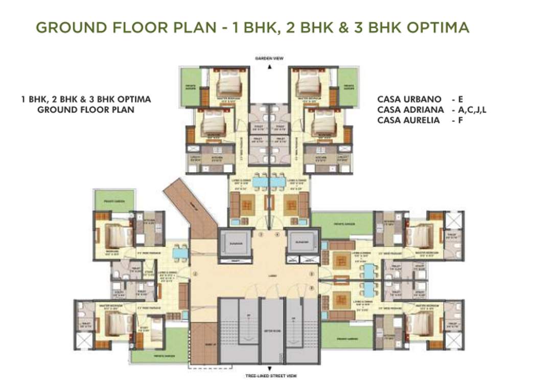  centre park Images for Cluster Plan of Lodha Centre Park