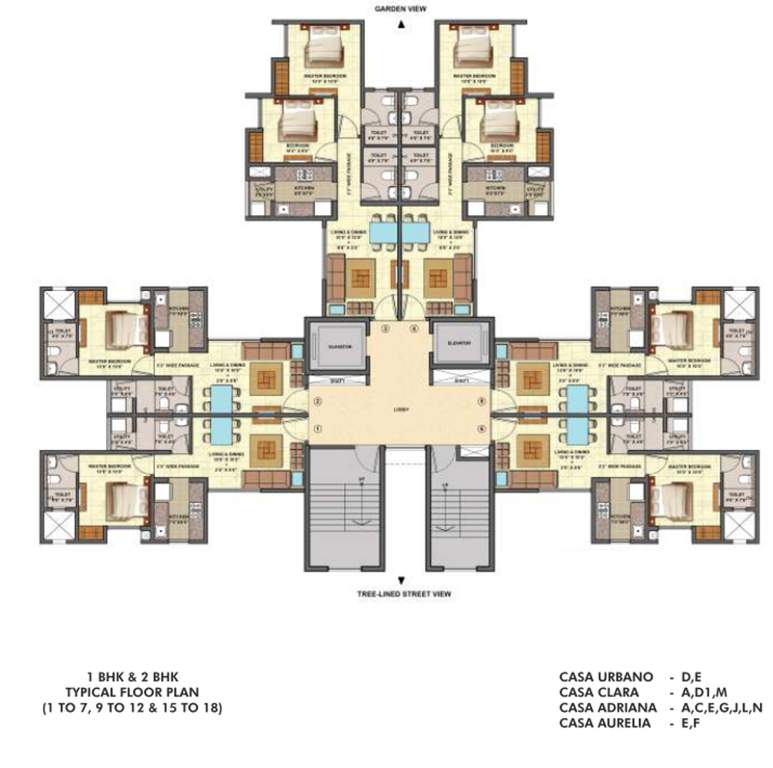  centre park Images for Cluster Plan of Lodha Centre Park
