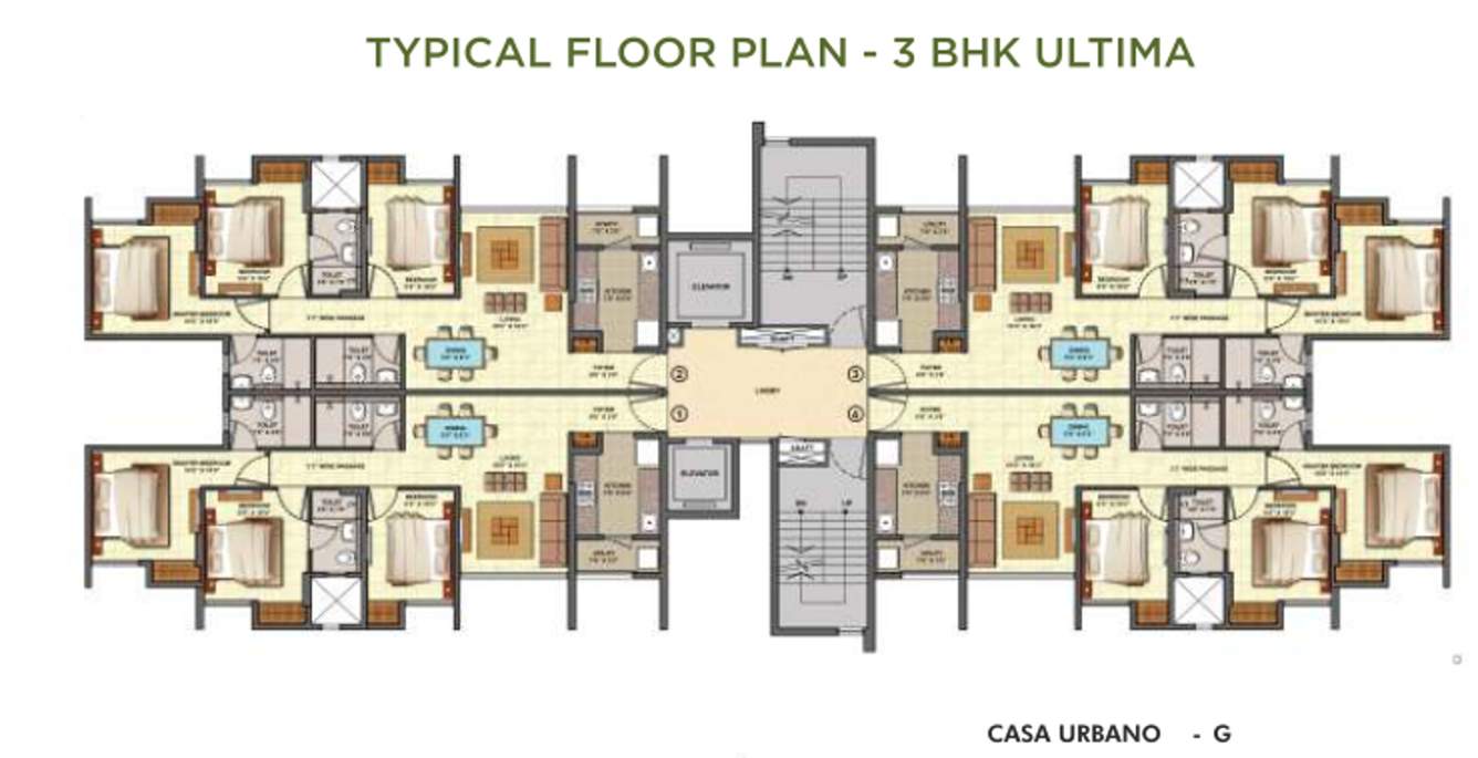  centre park Images for Cluster Plan of Lodha Centre Park