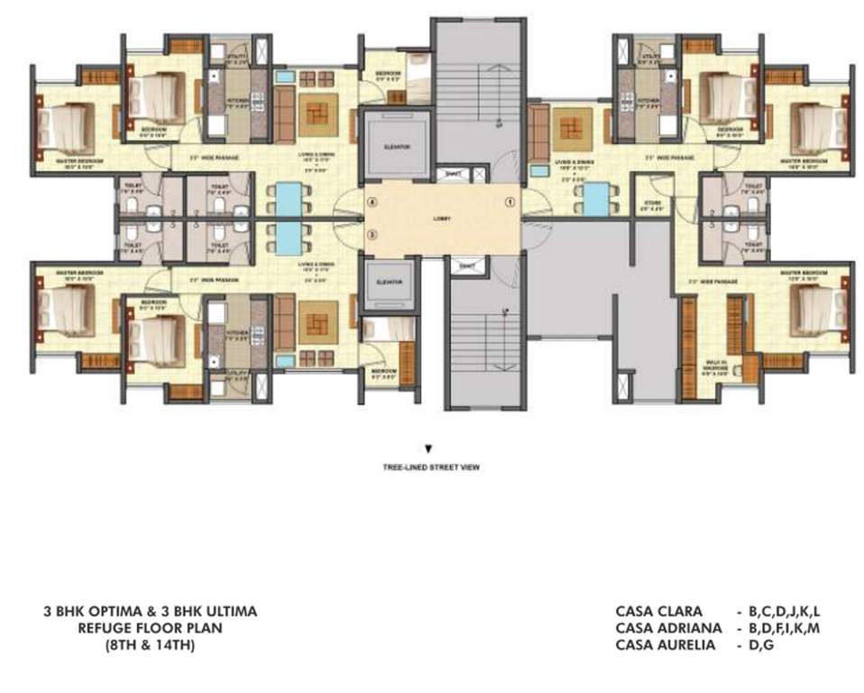  centre park Images for Cluster Plan of Lodha Centre Park