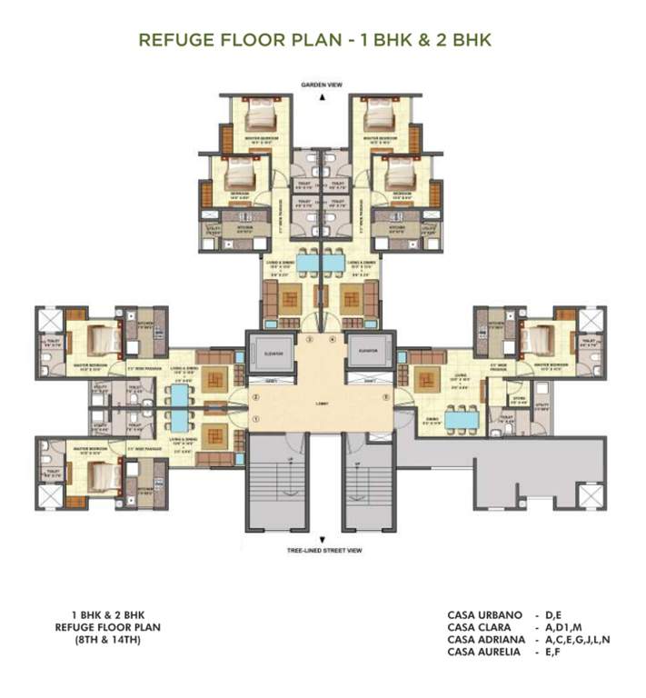  centre park Images for Cluster Plan of Lodha Centre Park