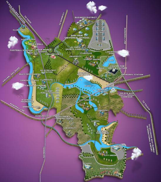  centre-park Images for Location Plan of Lodha Centre Park