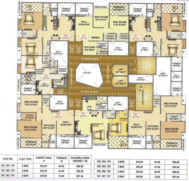 Images for Cluster Plan of Opulent Sheetal Square