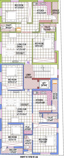 Images for Cluster Plan of Chaitanyar Premium Apartments