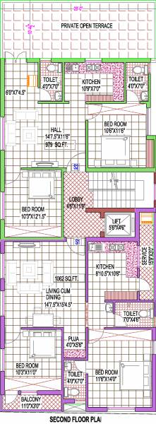 Images for Cluster Plan of Chaitanyar Premium Apartments