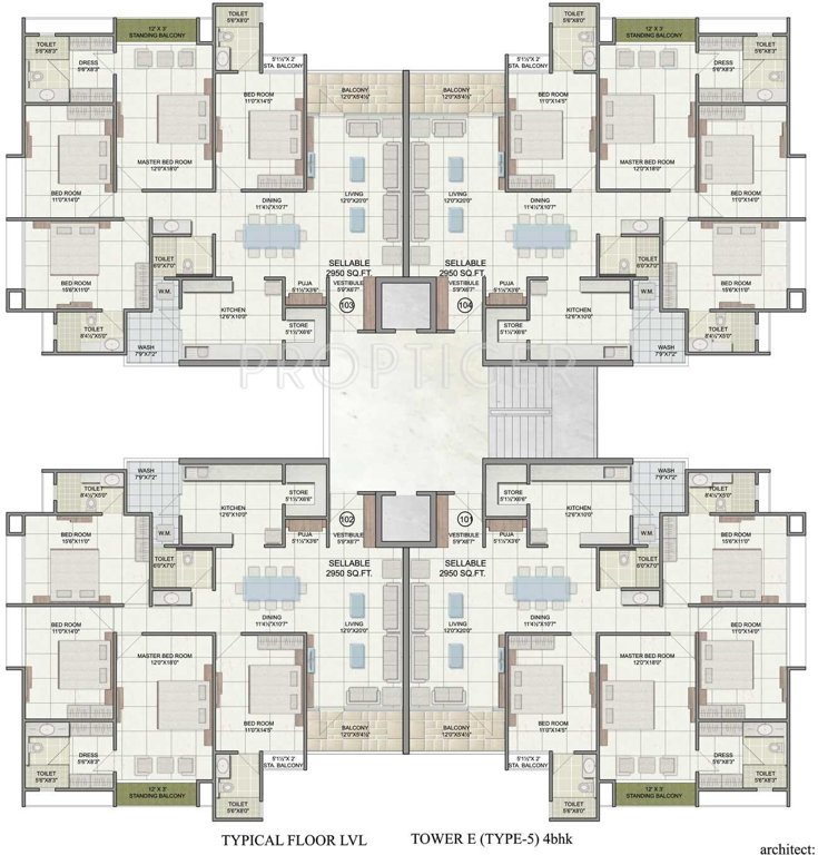 Images for Cluster Plan of JP Iscon Platinum