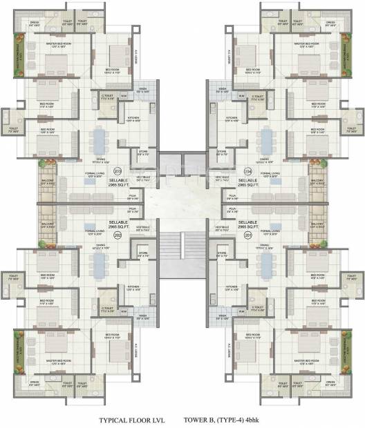 Images for Cluster Plan of JP Iscon Platinum