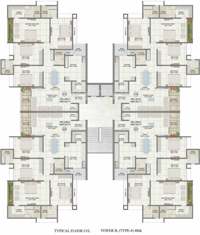 Images for Cluster Plan of JP Iscon Platinum