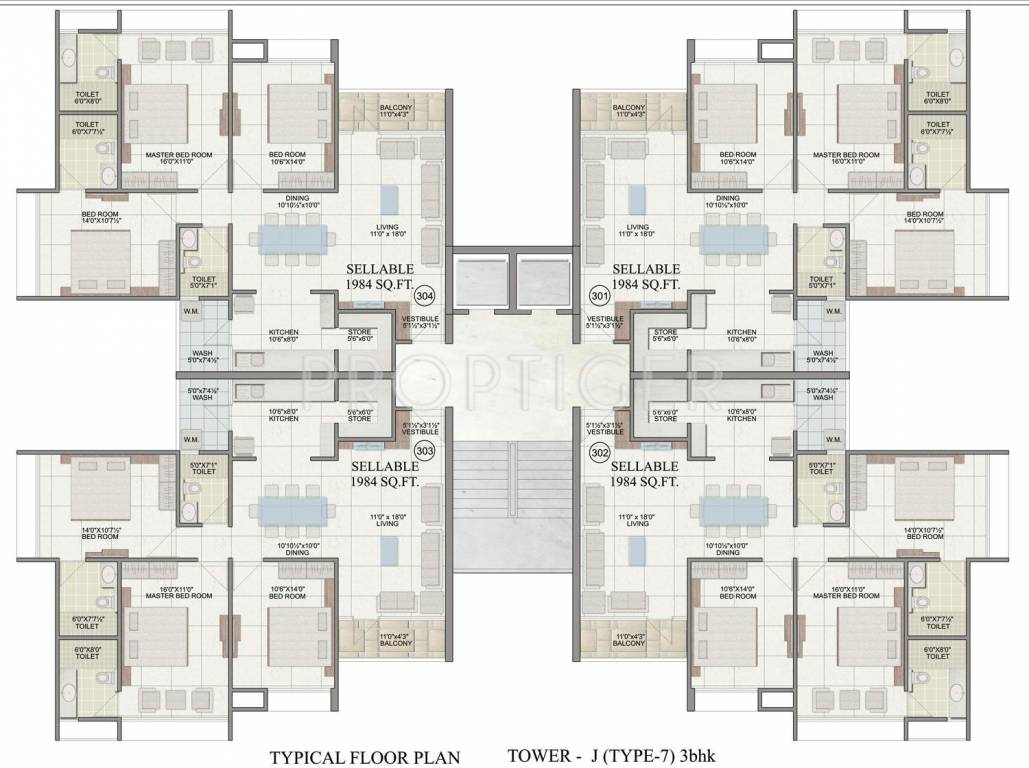 Images for Cluster Plan of JP Iscon Platinum