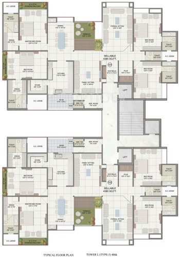 Images for Cluster Plan of JP Iscon Platinum Images for Cluster Plan of JP Iscon Platinum