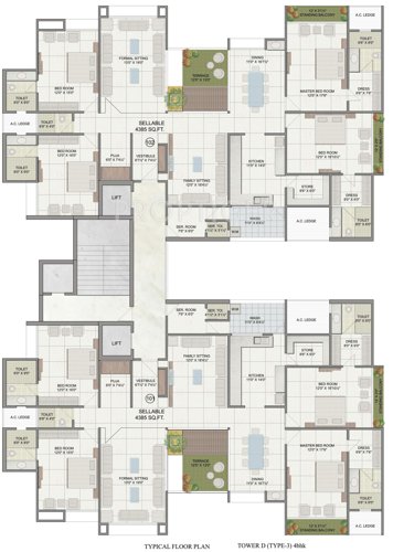 Images for Cluster Plan of JP Iscon Platinum Images for Cluster Plan of JP Iscon Platinum