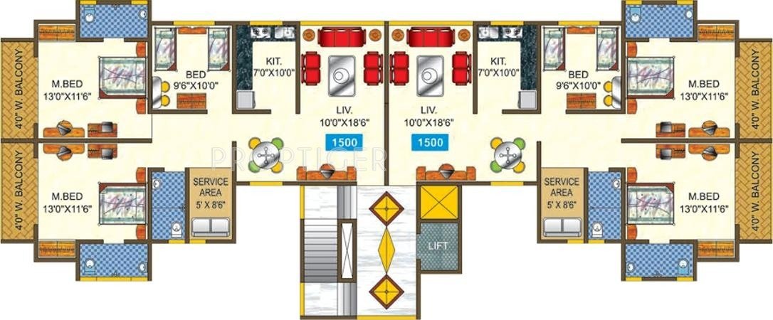 Images for Cluster Plan of M Baria Sunflower