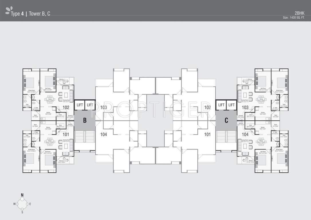 Images for Cluster Plan of JP Iscon Habitat