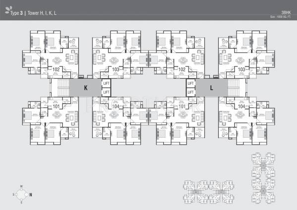 Images for Cluster Plan of JP Iscon Habitat
