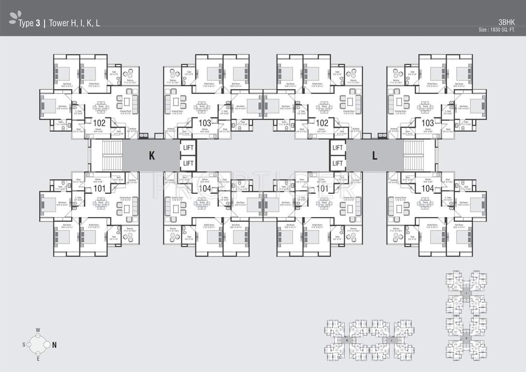 Images for Cluster Plan of JP Iscon Habitat