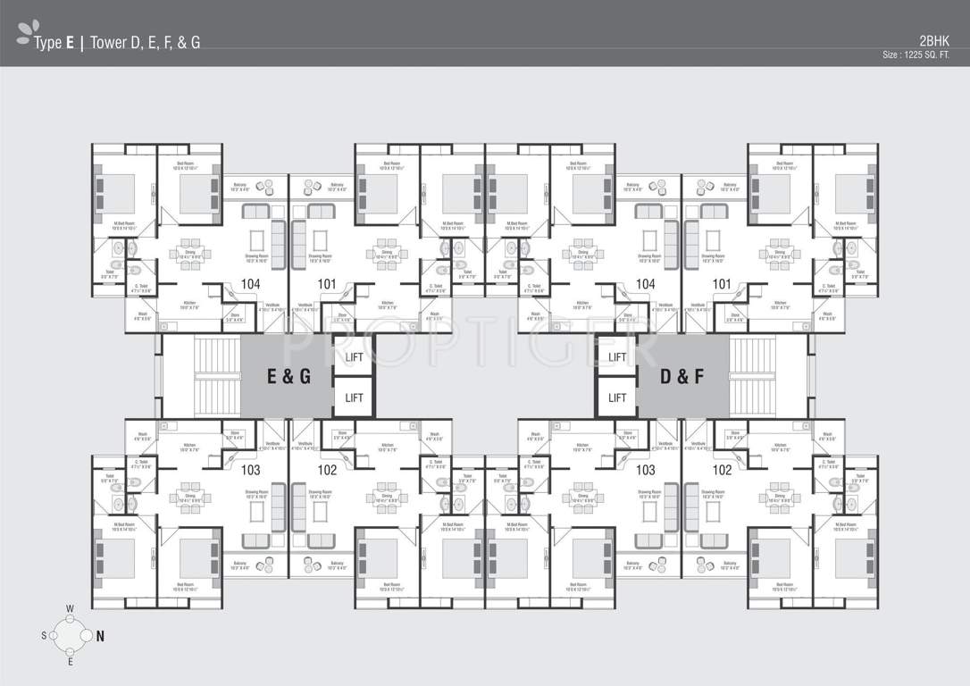 Images for Cluster Plan of JP Iscon Habitat