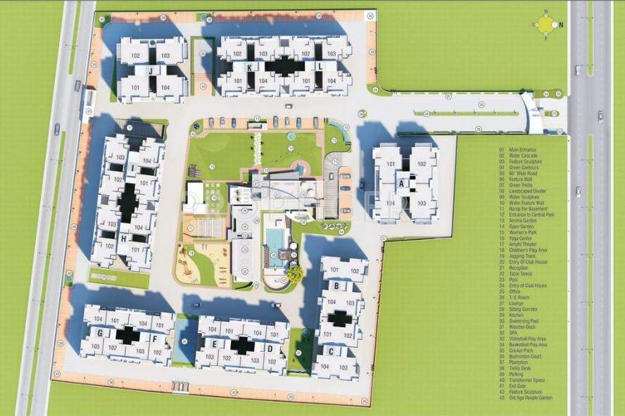 Images for Layout Plan of JP Iscon Habitat
