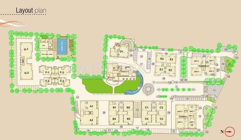  iscon heights Layout Plan