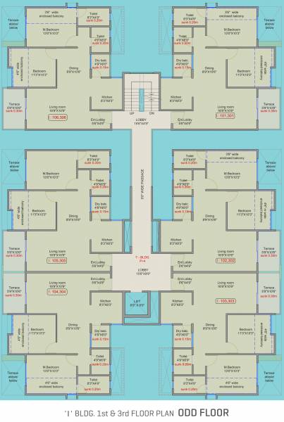 Images for Cluster Plan of Yashada Splendid County