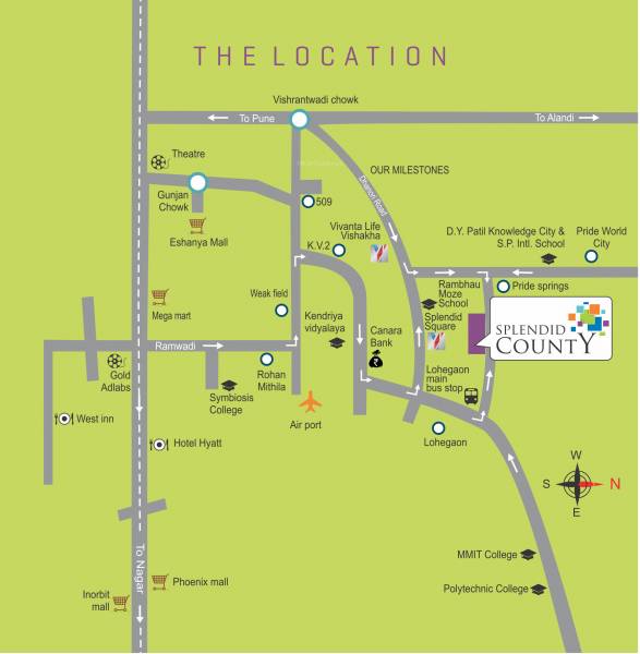 Images for Location Plan of Yashada Splendid County