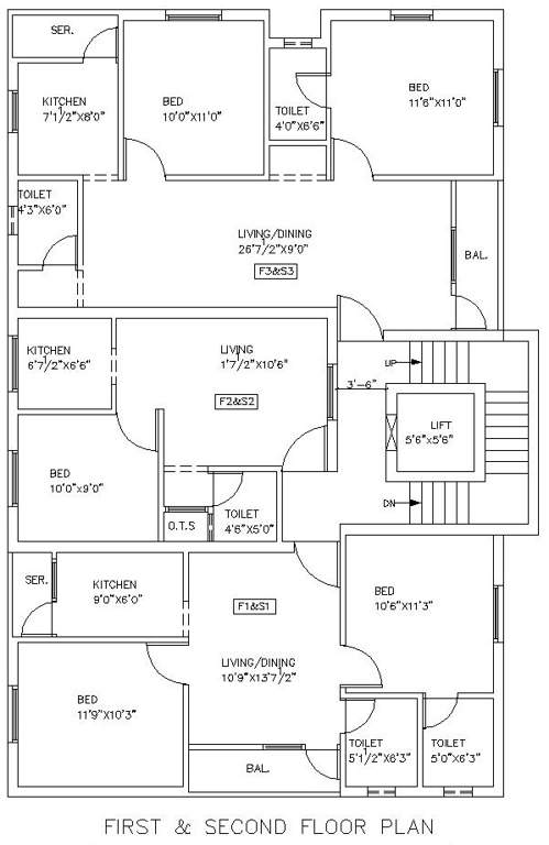 Images for Cluster Plan of M R Builders and Promoters P Ltd Good Sheapherd Apartments