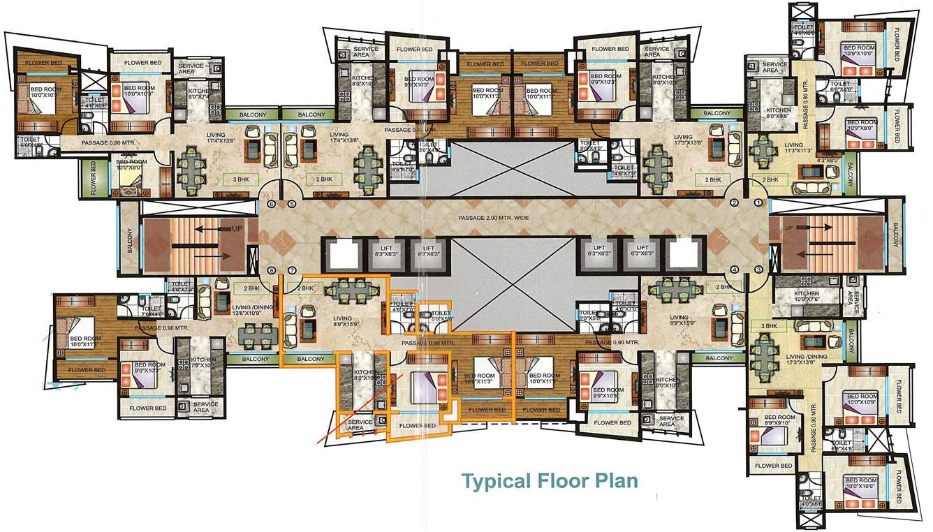 Images for Cluster Plan of Pattathu Pearl Residency