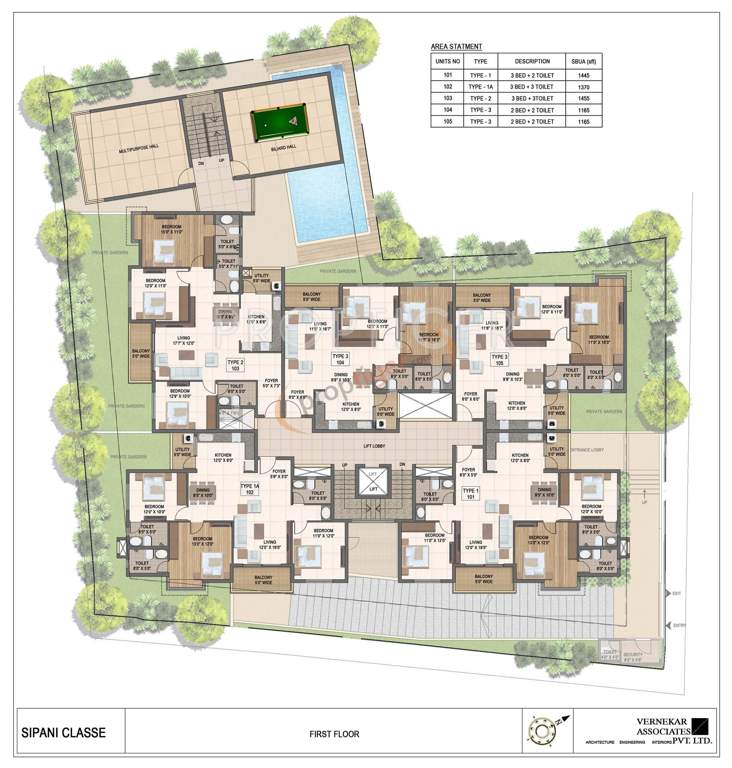  classe Images for Cluster Plan of Sipani Classe