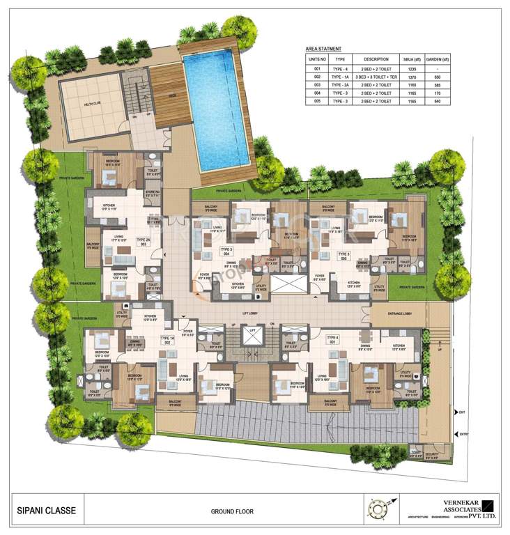  classe Images for Cluster Plan of Sipani Classe