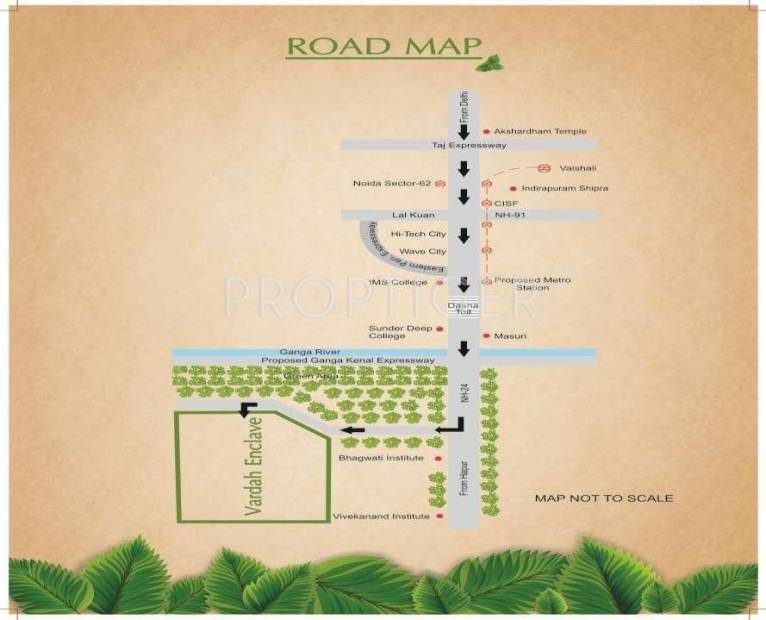 Images for Location Plan of Vardah Vardah Enclave Flats