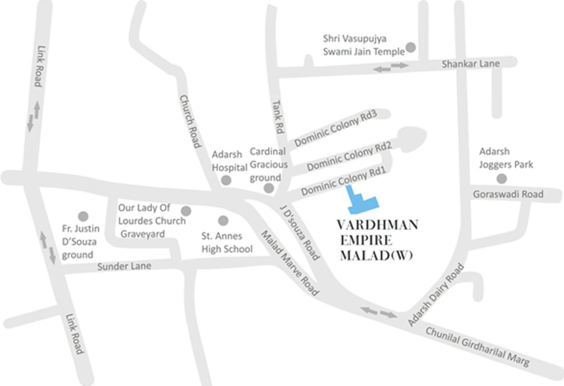  empire Images for Location Plan of Vardhman Empire