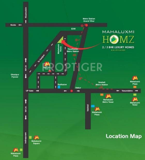 Images for Location Plan of Migsun Mahaluxmi Homz