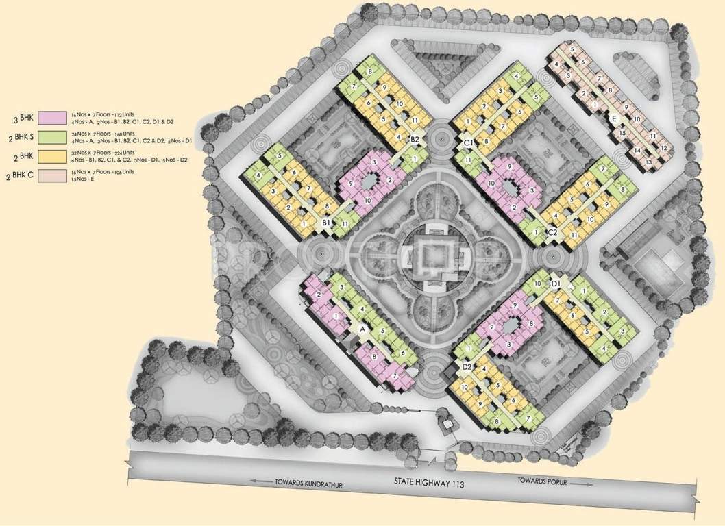 republic Images for Layout Plan of Akshaya Republic