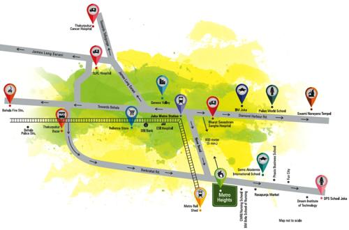  metro-heights Images for Location Plan of Castrol Metro Heights